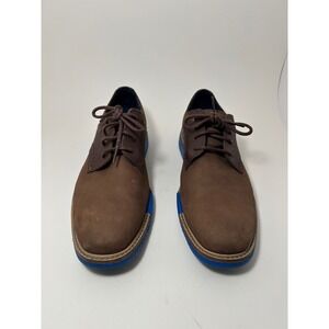 Cole Haan Grand.OS Mens Brown Leather Blue Sole Derby Oxford Shoes C23769 size 7